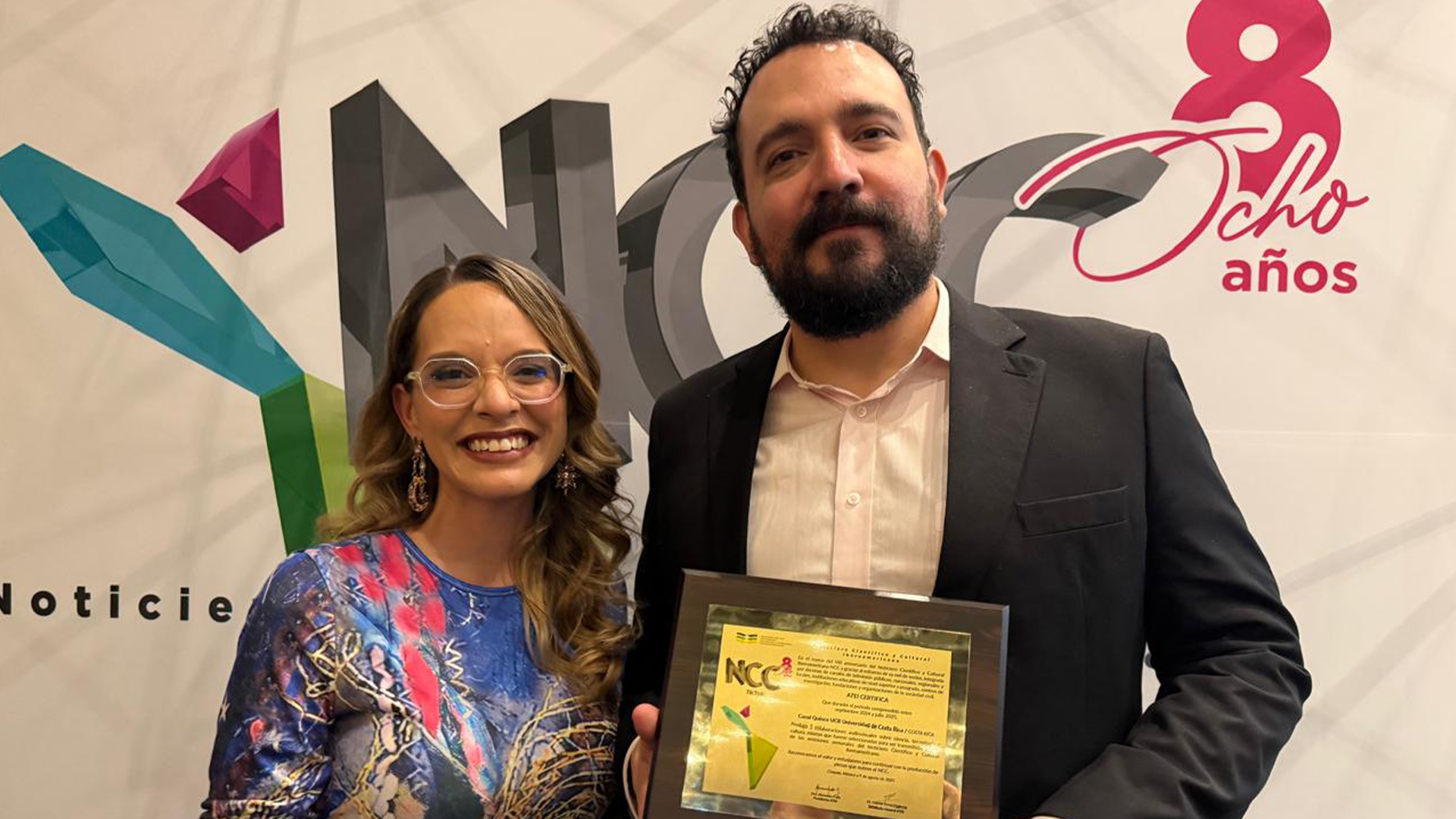 Quince UCR recibe reconocimiento internacional por su aporte a la divulgación científica y cultural en Iberoamérica