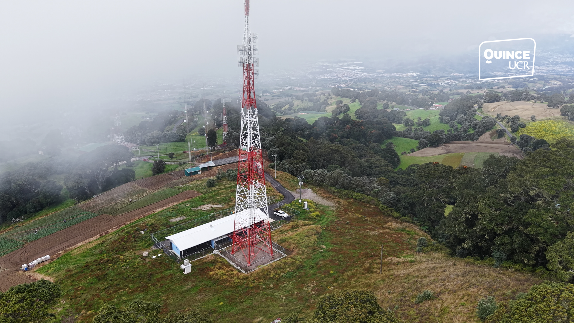 Quince UCR inauguró señal desde el Centro de Transmisión en el Cerro Gurdián